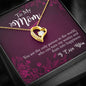 Mother's Day Gift - surrounding apendant White Gold Plated Heart Pendant Necklace