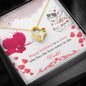 Best Sister Lovely Chrismas Birthday Gift - Message Box Heart Pendant Necklace