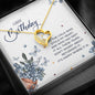 Happy Birthday Childhood - Message Box Heart Pendant Necklace