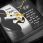 Mother's and Wife Gift - Message Box Heart Pendant Necklace