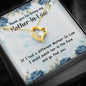 Mother-in-Law Thank You - Message Box Heart Pendant Necklace