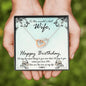 Wife From Husband Interlocking Hearts Pendant Necklace Jewelry Birthday Gift