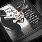 Wife Mother’s Day Interlocking Hearts Necklace Pendant Women Message Box