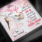 Wife Gift From Husband Interlocking Hearts Pendant Necklace Message Box Gift