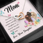 Best Mom Interlocking Hearts Beauty Necklace Pendant Jewelry Women Birthday Gift