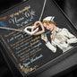 Nurse Two Heart Jewelry Pendant Necklace, Appreciation Christmas Gift to Wife