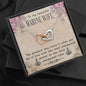 Marine Wife Gift From Husband Interlocking Hearts Necklace Pendant Message Box