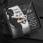 Wife Mother’s Day Interlocking Hearts Necklace Pendant Women Message Box