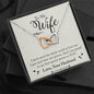 Wife Gift From Husband Interlocking Hearts Message Box Pendant Necklace Gift