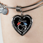When A Butterfly Appears In My Yard It's A Visitor From Heaven Pendant Necklace