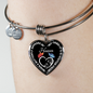 When A Butterfly Appears In My Yard It's A Visitor From Heaven Pendant Necklace