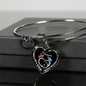 When A Butterfly Appears In My Yard It's A Visitor From Heaven Pendant Necklace