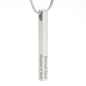 Stay Strong - Edge Of Difficulty - He Will Teach You How To Fly Custom Name Bar Necklace