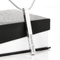 Stay Strong - Edge Of Difficulty - He Will Teach You How To Fly Custom Name Bar Necklace