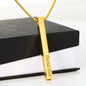 Stay Strong - Edge Of Difficulty - He Will Teach You How To Fly Custom Name Bar Necklace