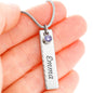Personalized Necklace Pendant With Birthstones For Yourself, Your Close Friend or Family Members