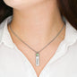 Personalized Necklace Pendant With Birthstones For Yourself, Your Close Friend or Family Members