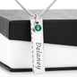 Personalized Necklace Pendant With Birthstones For Yourself, Your Close Friend or Family Members