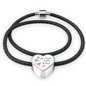 Life Life Love Woven Double-Braided Real-Leather Charm Bracelet - Freedom Look