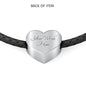 Keep Calm And Love Butterflies Woven Double-Braided Real-Leather Charm Bracelet - Freedom Look