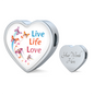 Life Life Love Woven Double-Braided Real-Leather Charm Bracelet - Freedom Look