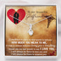 Girlfriend Gift From Boyfriend Jewelry Pendant Necklace Women Message Box Gift