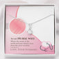 Nurse Wife Gift From Husband Jewelry Message Box Necklace Pendant Women Gift