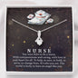 Nurse Gift From Friend Husband Jewelry Pendant Necklace Women Message Box