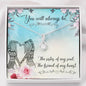 Best Friend Heart Pendant Necklace Jewelry Women Message Box Gift