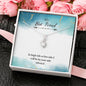 Best Friend Heart Jewelry Pendant Necklace Women Message Box Gift