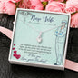 Nurse Wife Gift From Husband Jewelry Message Box Pendant Necklace Women Gift