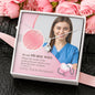 Nurse Wife From Husband Jewelry Necklace Pendant Women Message Box Gift