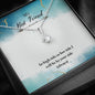 Best Friend Heart Jewelry Pendant Necklace Women Message Box Gift