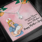 Nurse Mom Mother’s Day Jewelry Necklace Pendant Women Message Box Gift