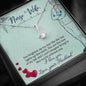 Nurse Wife Gift From Husband Jewelry Message Box Pendant Necklace Women Gift