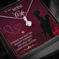 Nurse Wife From Husband Necklace Jewelry Pendant Women Message Box Gift