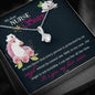 Nurse Sister Gift Jewelry Pendant Necklace Women Message Box