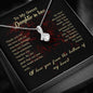 Daughter in law Heart Jewelry Necklace Pendant Women Message Box Gift