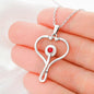 Nurse Wife Stethoscope Necklace from Husband for Birthday Christmas Gift
