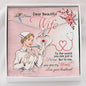 Nurse Wife Stethoscope Necklace from Husband for Birthday Christmas Gift