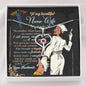 Nurse Stethoscope Jewelry Pendant Necklace, Appreciation Christmas Gift to Wife