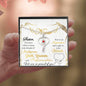 To My Sister Nurse Birthday Christmas Stethoscope Necklace Gift