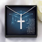 Cross Personalized Pendant Necklace Jewelry Women Men Military Chain Gift