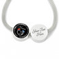 When A Butterfly Appears In My Yard It's A Visitor From Heaven Charm Bracelet (Circle)