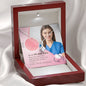 Nurse Wife From Husband Jewelry Necklace Pendant Women Message Box Gift