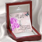 Little Sister Heart Jewelry Necklace Pendant Women Message Box Gift