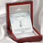 Bonus Mom Heart Jewelry Mother’s Day Pendant Necklace Women Message Box