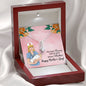 Nurse Mom Mother’s Day Jewelry Necklace Pendant Women Message Box Gift