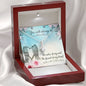 Best Friend Heart Pendant Necklace Jewelry Women Message Box Gift