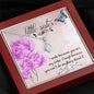 Little Sister Heart Jewelry Necklace Pendant Women Message Box Gift